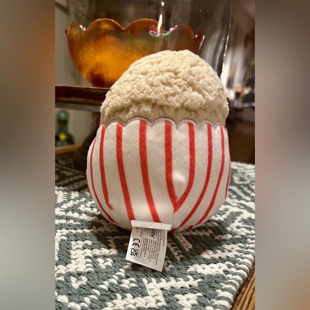 Squishmallows Holiday Popcorn Pillow - Red and White - Picture 9 of 14